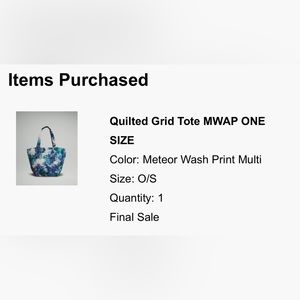 Lululemon Quilted Tote Bag - Meteor Wash